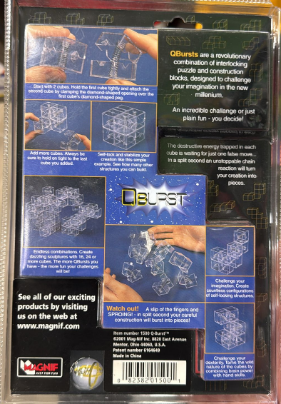 QBurst Game – Wacky Self-Destructive Cubes Puzzle for Kids, Ages 6+