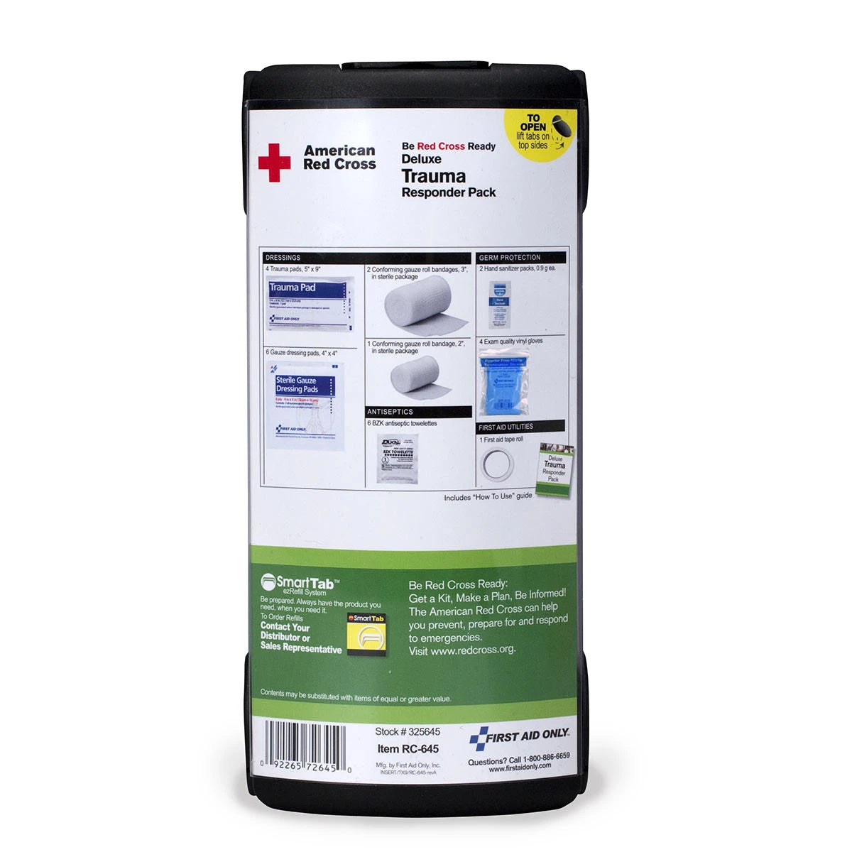 Trauma Responder Pack Deluxe – 24 Piece Portable Emergency First Aid Kit