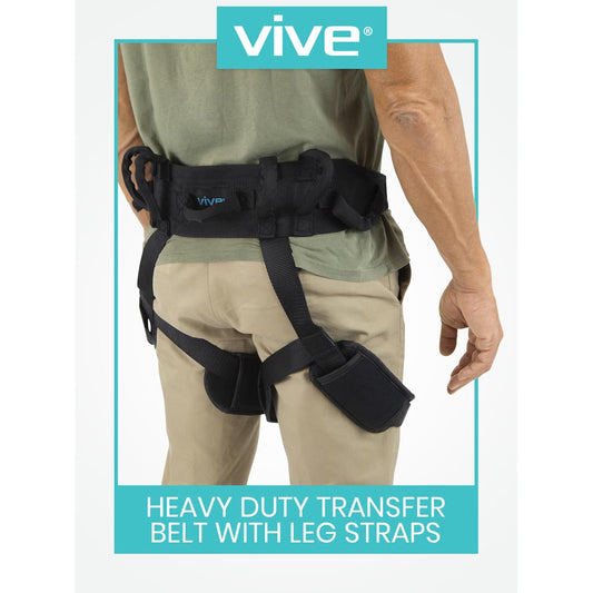 transfer belt with leg straps vive