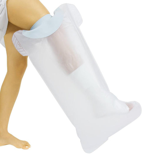 Leg Cast Cover durable repels water, dirt and grime to ensure your leg stays dry and clean.