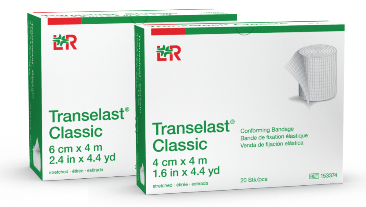 Transelast Classic Conforming Bandage 1-3/5 Inch x 4-2/5 Yard NonSterile Gauze Wrap
