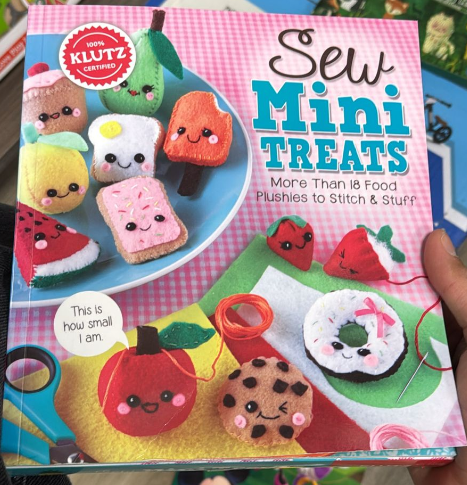 KLUTZ Sew Mini Treats Craft Kit – Plush Food Sewing Kit for Kids