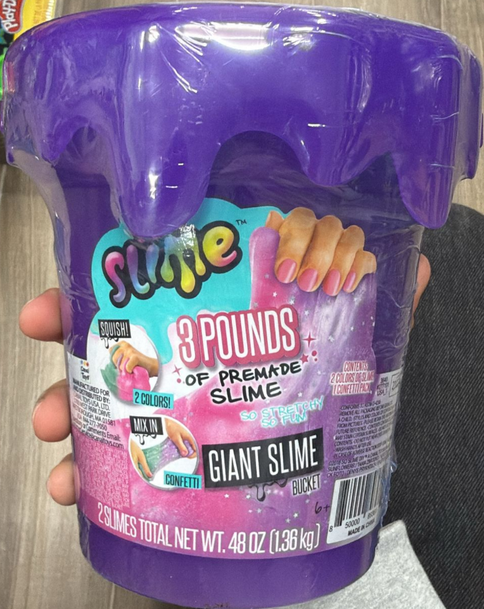 So Slime Pre-Made Giant Slime Bucket – 3 Pounds of Non-Toxic Sensory Fun
