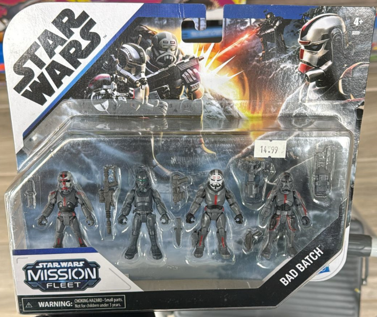 Star Wars Mission Fleet Clone Commando Clash 2.5-Inch Figure 4-Pack with Accessories