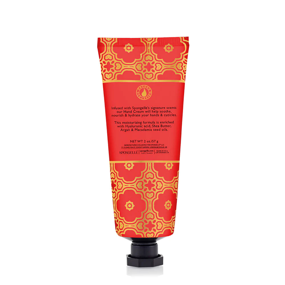 Spongelle Sugar Dahlia Hand Cream - Hydrating Formula with Signature Scents (Best for Soft Hands)