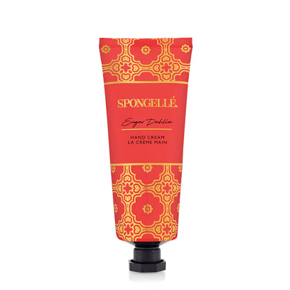 Spongelle Sugar Dahlia Hand Cream - Hydrating Formula with Signature Scents (Best for Soft Hands)