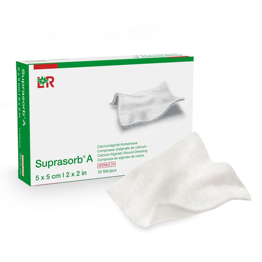 Suprasorb A Calcium Alginate Dressing 2 x 2 Inch Highly Absorbent Wound Dressing