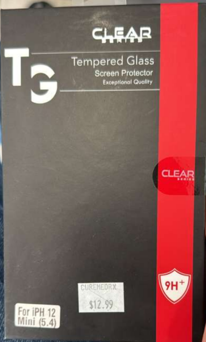 iPhone Clear Series Tempered Glass Screen Protector – 9H Ultra Durable HD Clarity