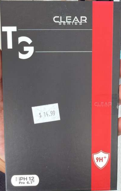 iPhone Clear Series Tempered Glass Screen Protector – 9H Ultra Durable HD Clarity