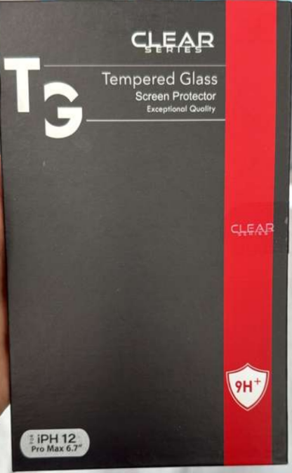 iPhone Clear Series Tempered Glass Screen Protector – 9H Ultra Durable HD Clarity