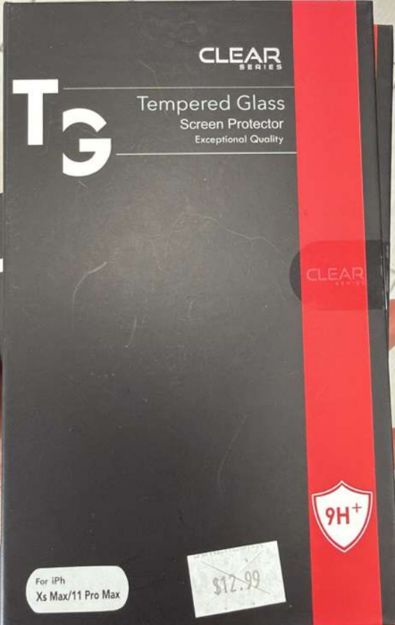 iPhone Clear Series Tempered Glass Screen Protector – 9H Ultra Durable HD Clarity