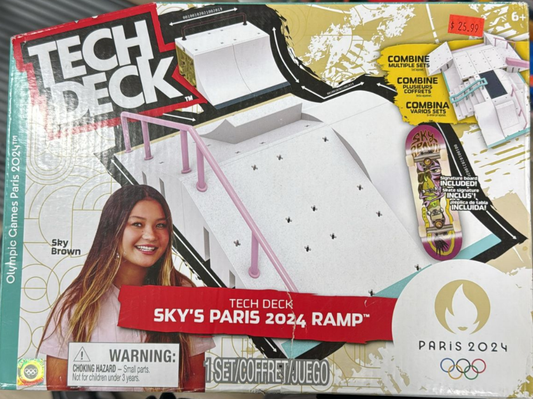 Tech Deck – Sky Brown Olympic Games Paris 2024 Ramp Playset