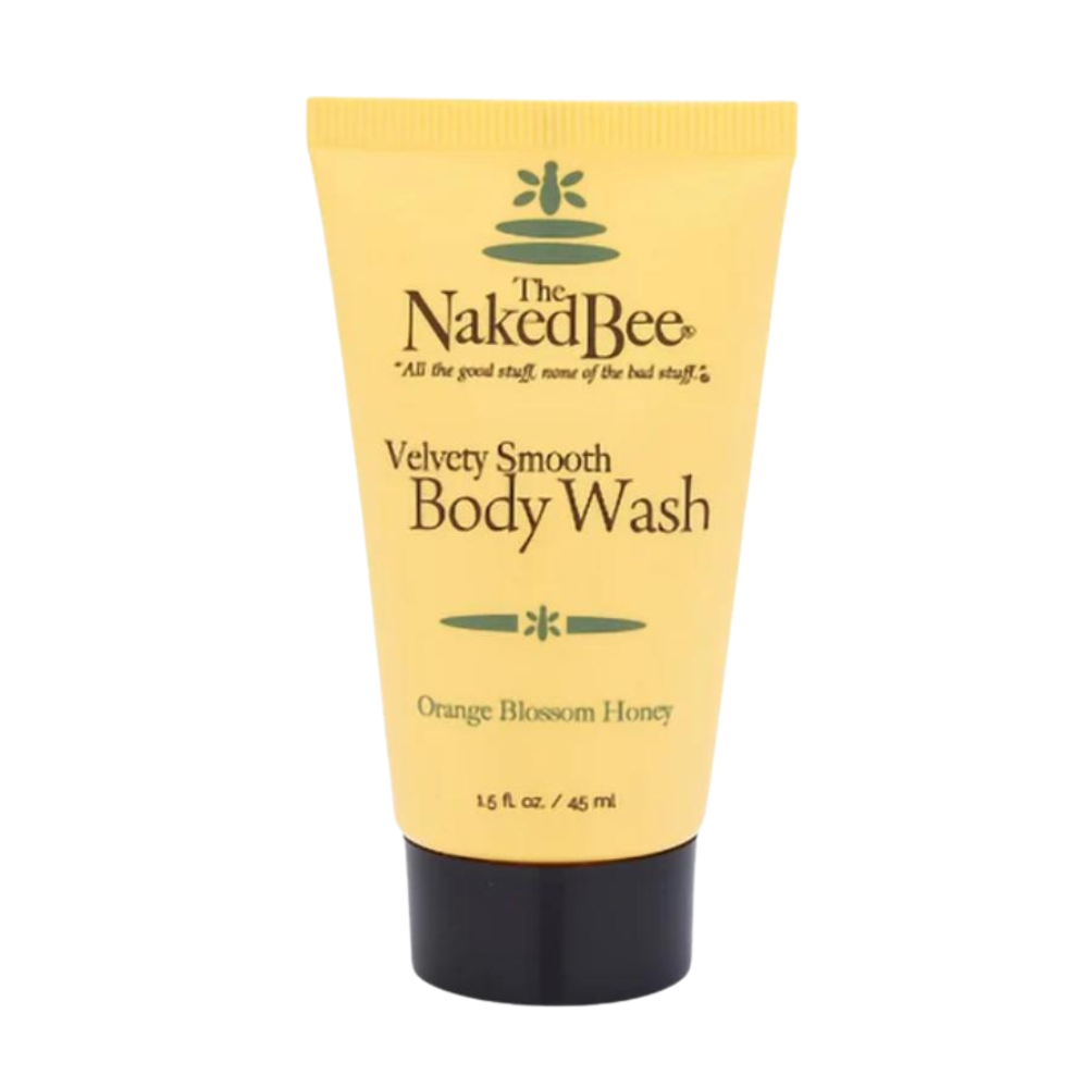 The Naked Bee Travel Orange Blossom Honey Body Wash  1.5 oz.