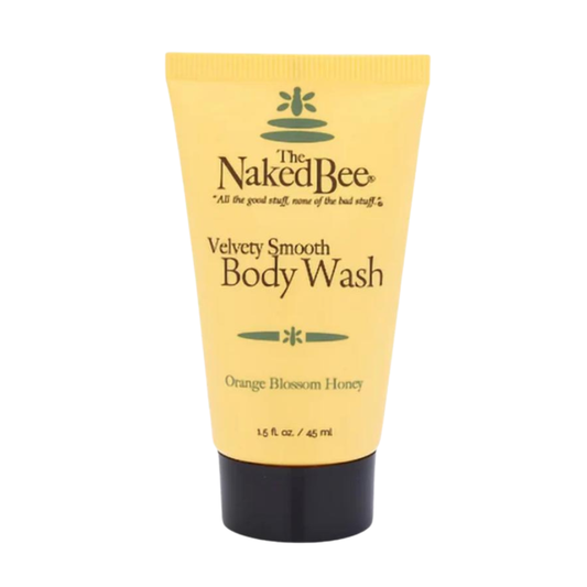 The Naked Bee Travel Orange Blossom Honey Body Wash  1.5 oz.