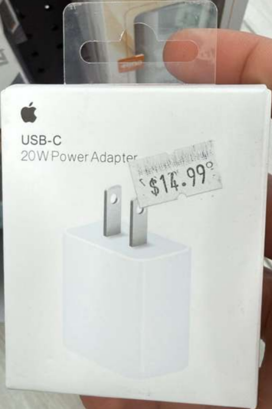 Apple 20W USB-C Power Adapter – Fast Charging Wall Charger