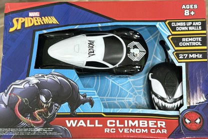 Marvel Spider-Man Wall Climber Remote Control Venom Car – Gravity-Defying RC Vehicle