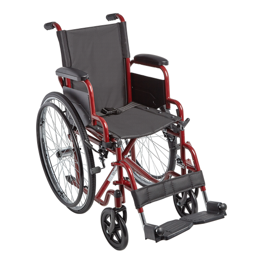 Ziggo Wheelchair 14" Color Red