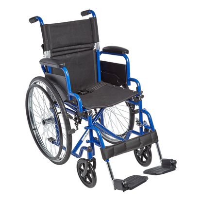 Ziggo Wheelchair 12" to 18" Black Pediatric Wheelchair for Kids & Children