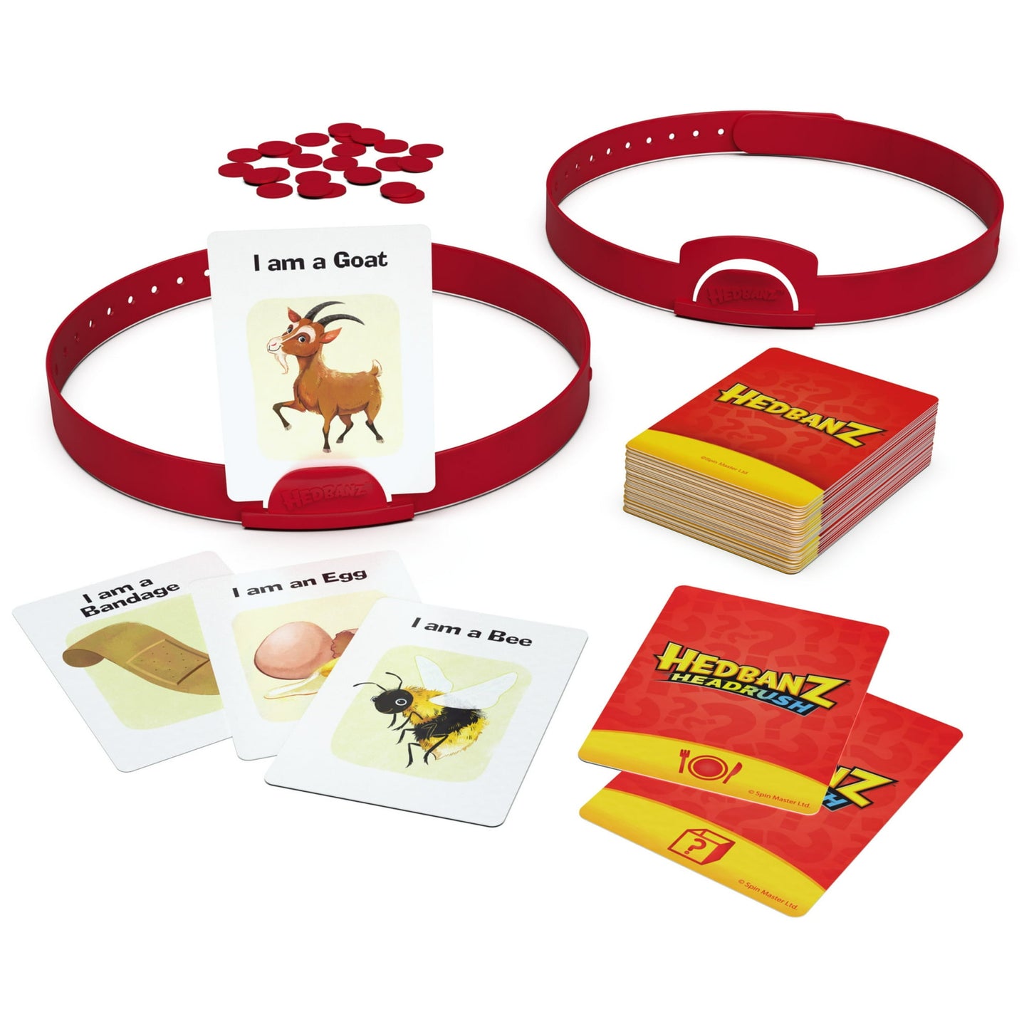 Hedbanz Headrush Picture Guessing Game – Family Board Game for Kids Ages 6+