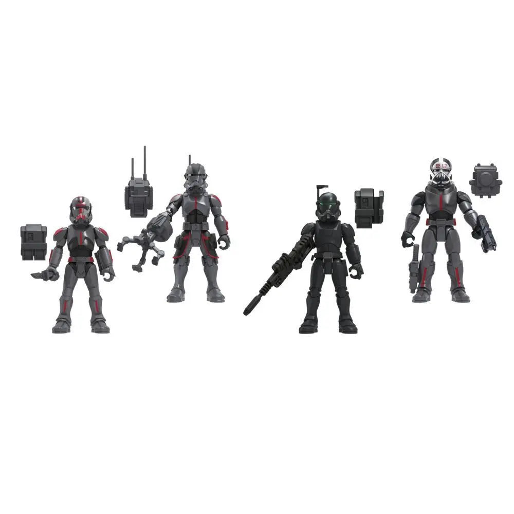 Star Wars Mission Fleet Clone Commando Clash 2.5-Inch Figure 4-Pack with Accessories