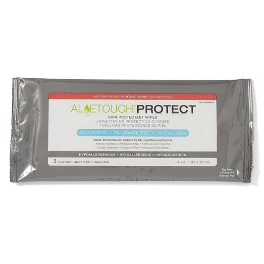 Aloetouch Protect Dimethicone Skin Protectant Wipes