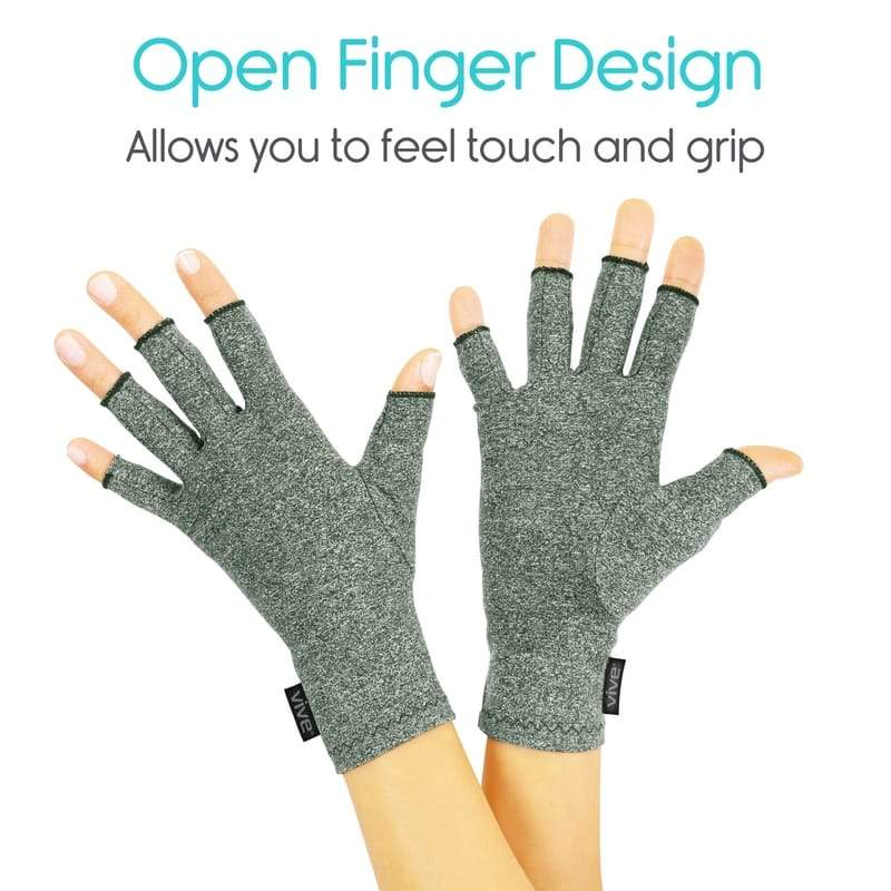 Arthritis Gloves Gray 2 Pack