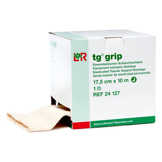 tg grip Elastic Tubular Support Bandage 7 Inch x 11 Yard Size J – X-Large Thigh & Small Trunk Support