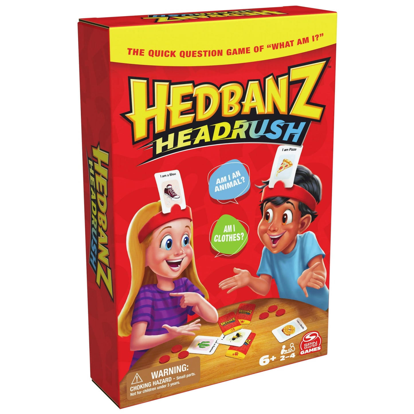 Hedbanz Headrush Picture Guessing Game – Family Board Game for Kids Ages 6+