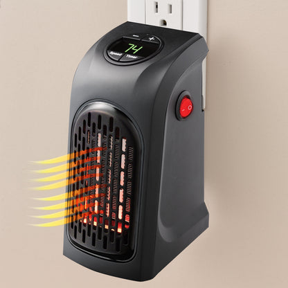 Handy Heater Portable Wall Plug-In Space Heater 350 Watts with Digital Display