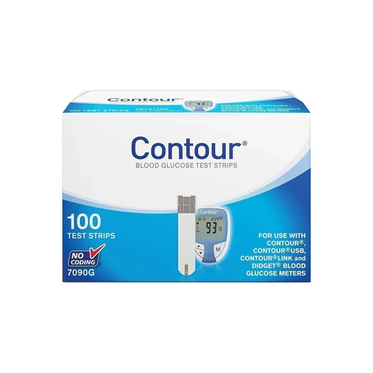Blood Glucose Test Strips Contour 100 Strips per Pack NEXT