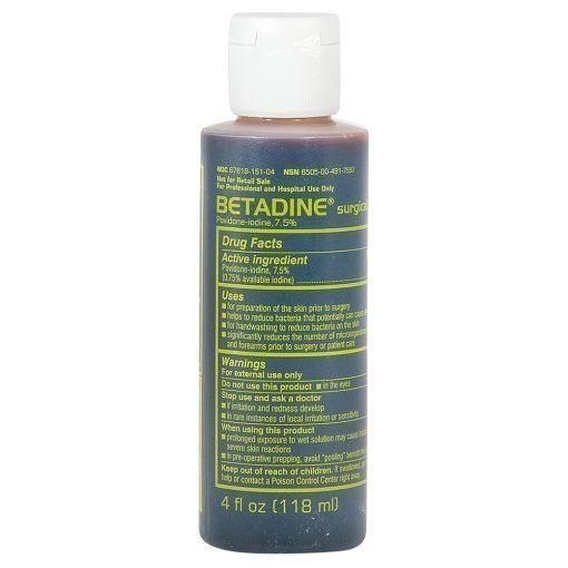 Betadine 7.5% Strength Skin Prep Solution
