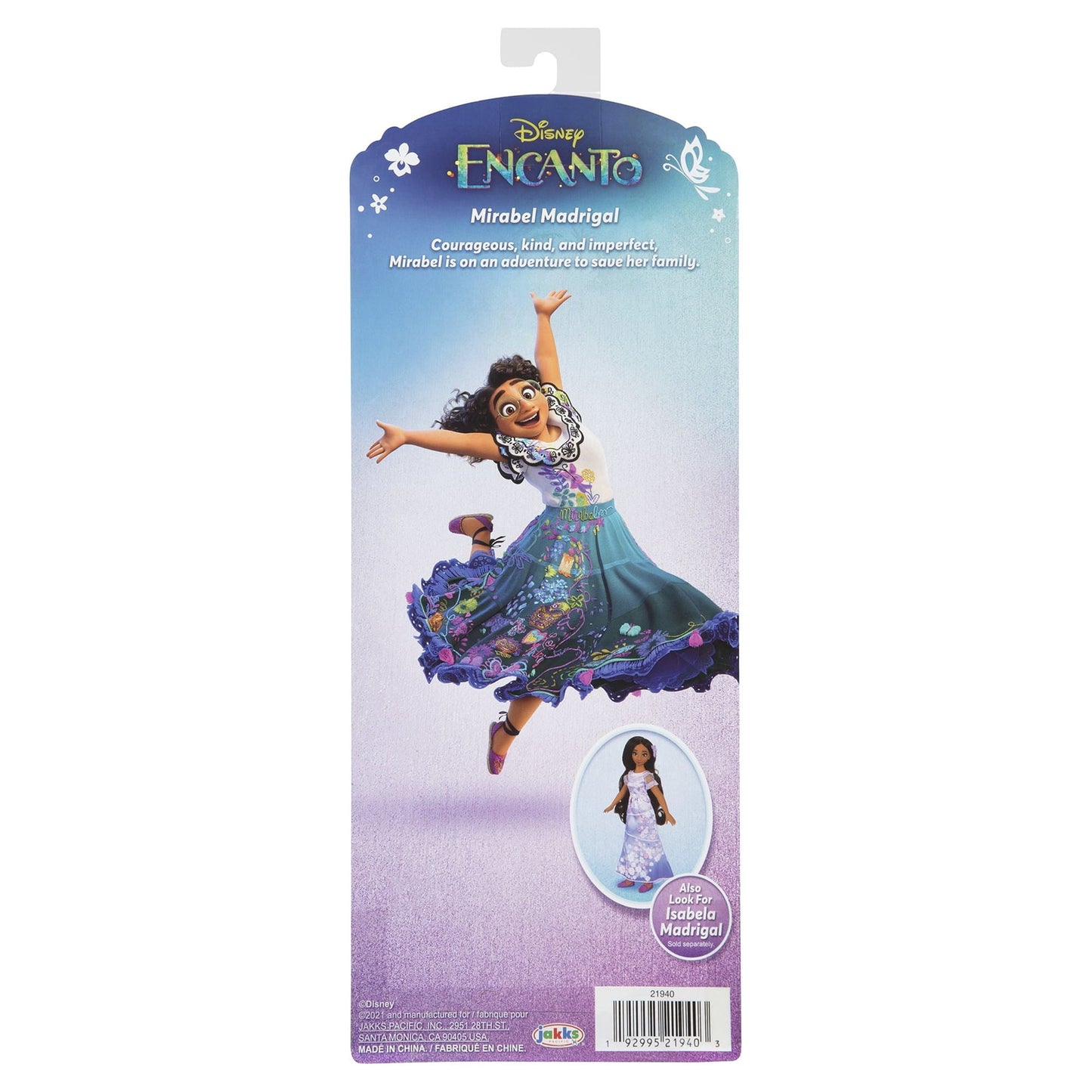 Disney Encanto Mirabel Madrigal 11-Inch Fashion Doll with Dress, Shoes & Accessories