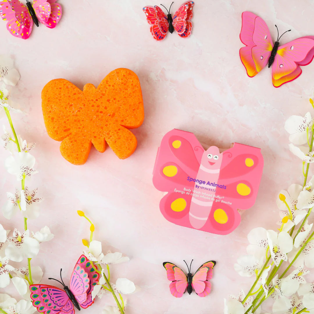 Spongelle Butterfly Sponge Kids' Sponge Animals