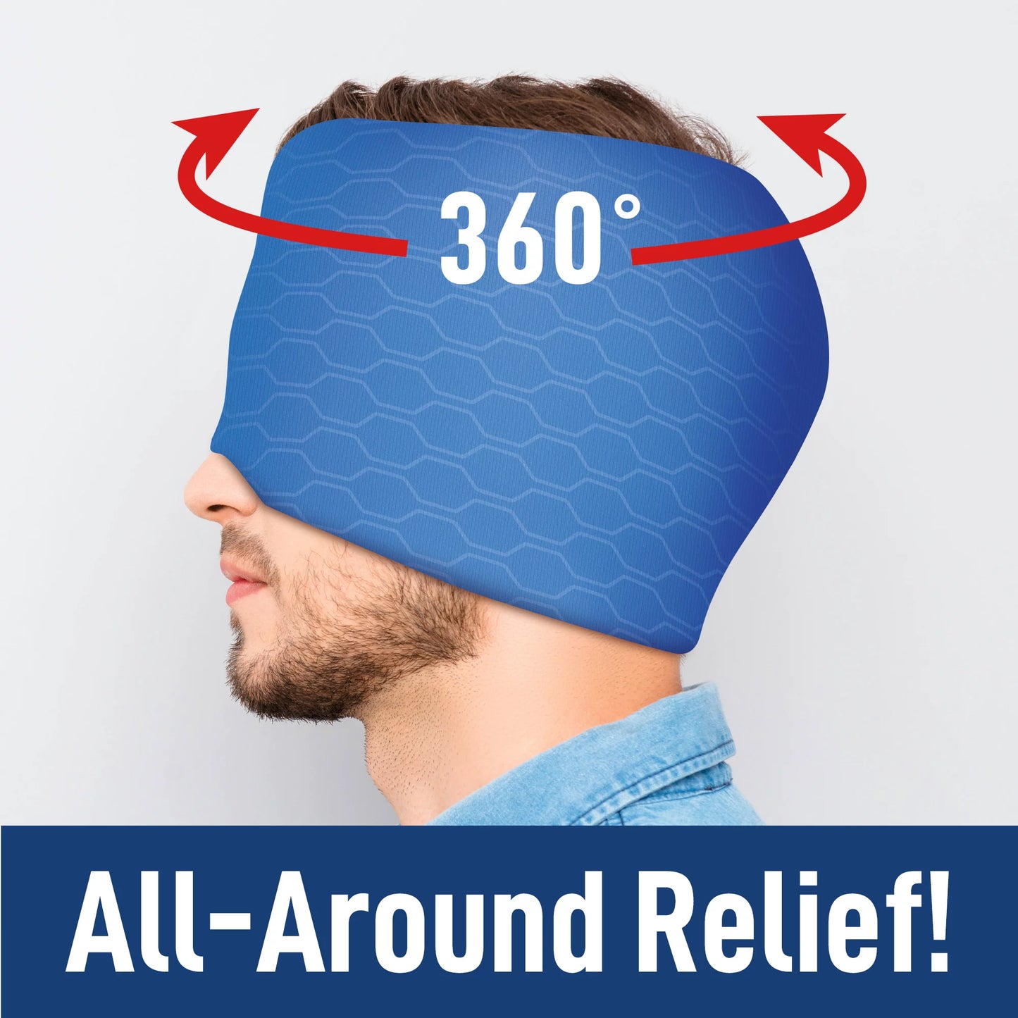 Miracle Headache Relief Cap Cooling and Compression Therapy for Soothing Migraine Relief