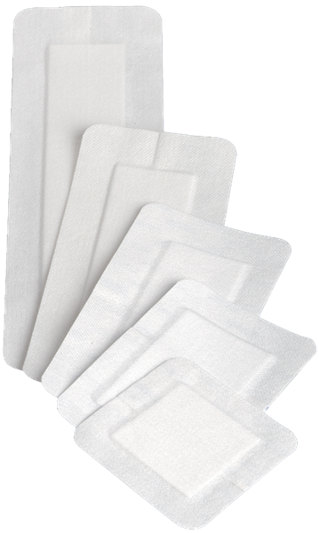 Covaderm Composite Dressing 4 x 8 Inch Sterile Rectangle Dressing with Border