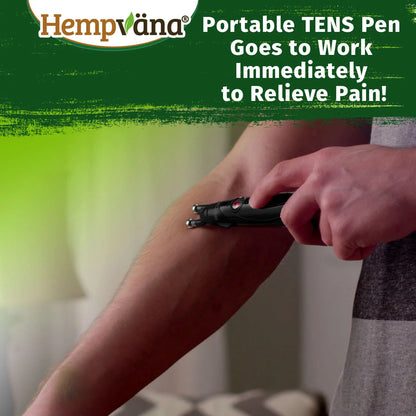 Hempvana Rocket Relief TENS Pen Pocket-Sized Muscle Stimulator for Targeted Pain Relief