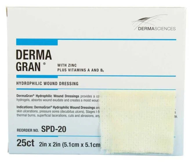 Dermagran B Hydrophilic Dressings - Nurturing Moist Wound Healing