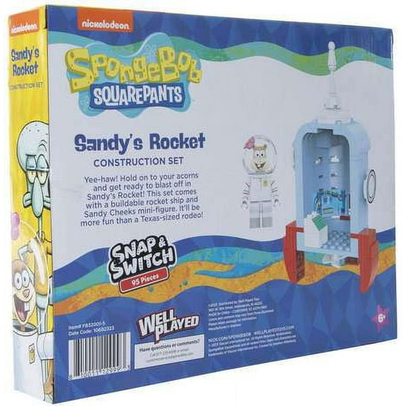 SpongeBob SquarePants Snap & Switch Sandy’s Rocket Construction Set