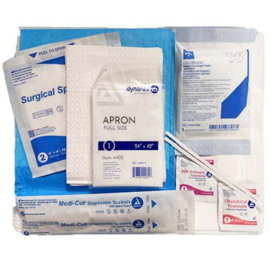 Dick Medical Supply Emergency OB Kit – Disposable Sterile Obstetric Delivery Kit