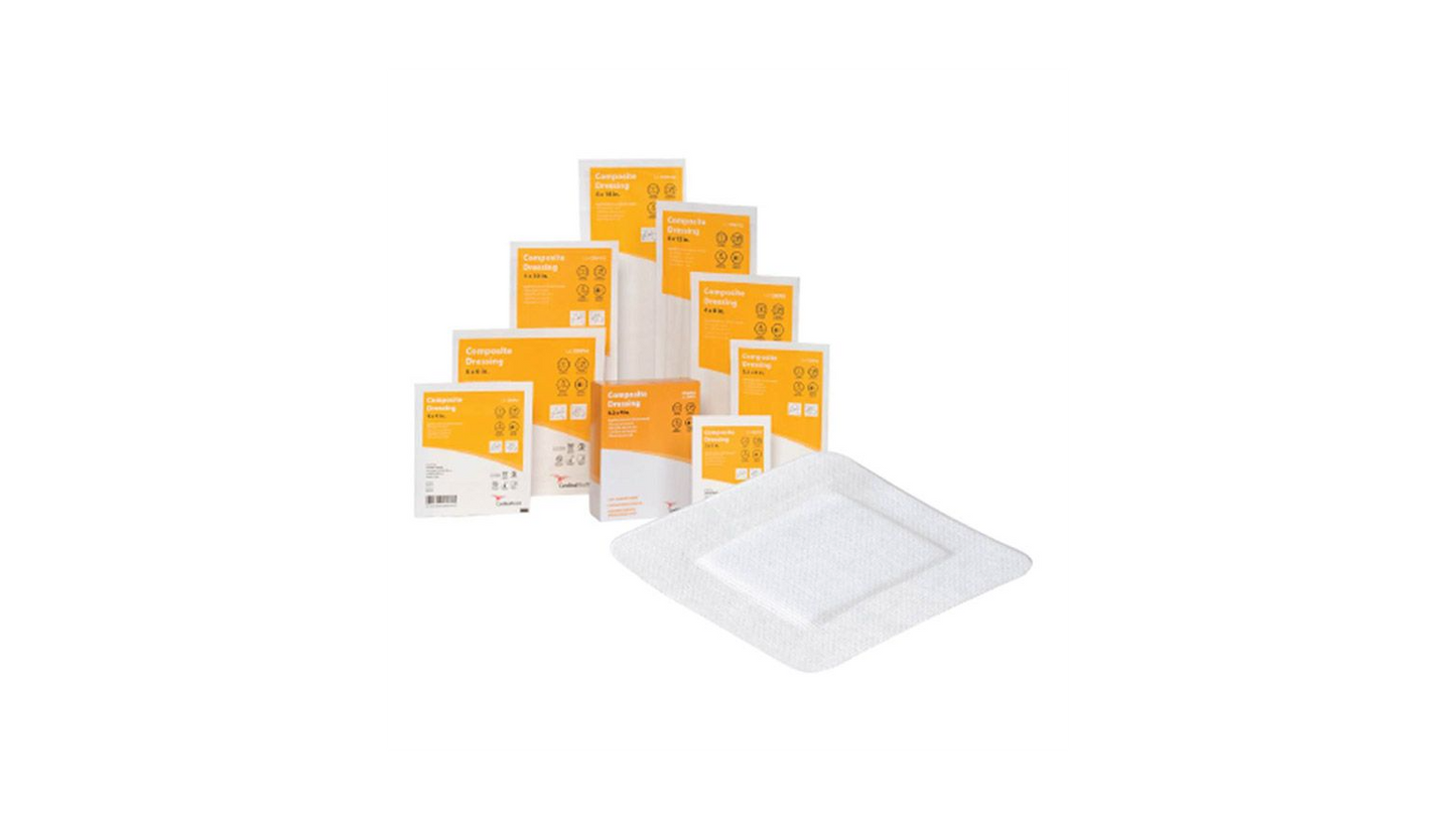 Cardinal Health Composite Wound Dressing 4 x 4 Inch Sterile Dressing
