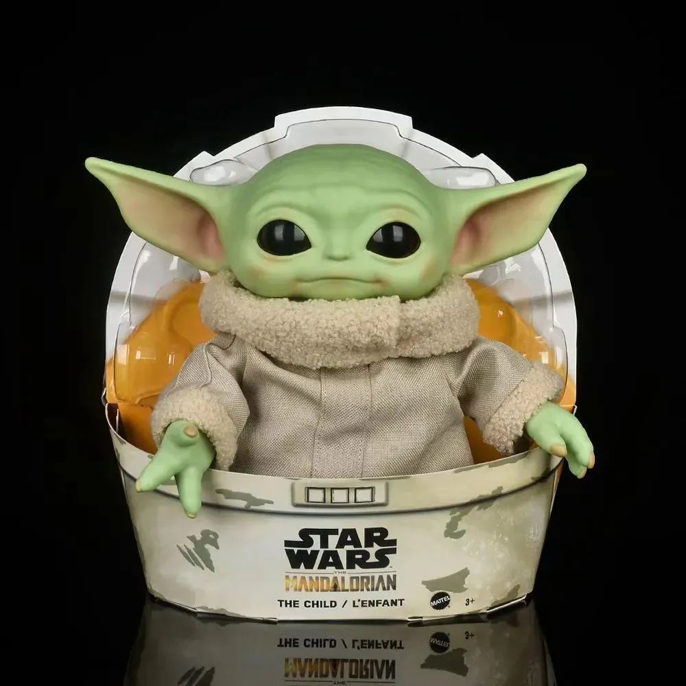 Mattel Disney Star Wars Baby Yoda The Child 11-Inch Plush Toy – Mandalorian Collectible