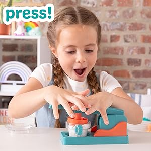 Made By Me! Sand Dough Sculpt & Paint Creations Pottery Kit – Mess-Free Arts & Crafts for Kids Ages 6–9