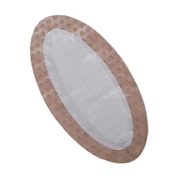 Eclypse Border Oval Super Absorbent Dressing 8 x 12 Inch Sterile – Silicone Bordered Wound Dressing