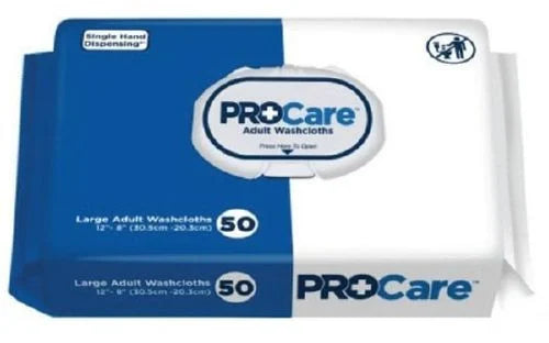 PROCare Wipes Adult Washcloths