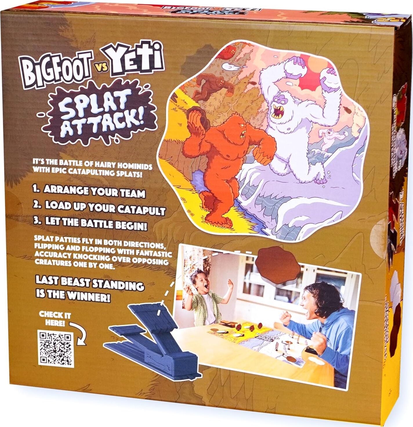 BigFoot vs Yeti Splat Attack Game – Fast-Action Catapult Battle for Kids