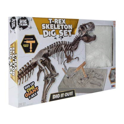 Dig Team T-Rex Skeleton Dig Set – Dinosaur Excavation Kit for Kids Ages 6+