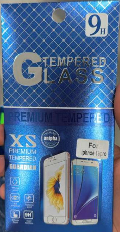 Unipha XS Premium Tempered Glass Screen Protector 9H for iPhone Smudge Proof Eye Protection