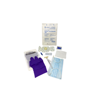 Central Line Dressing Tray Sterile – Complete Dressing Change Supply Tray