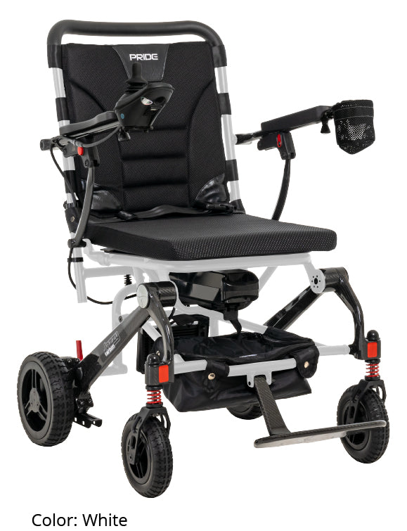 Jazzy Carbon Power Wheelchair – Ultralight Carbon Fiber Frame, Lithium-Ion Battery, Premium Portability