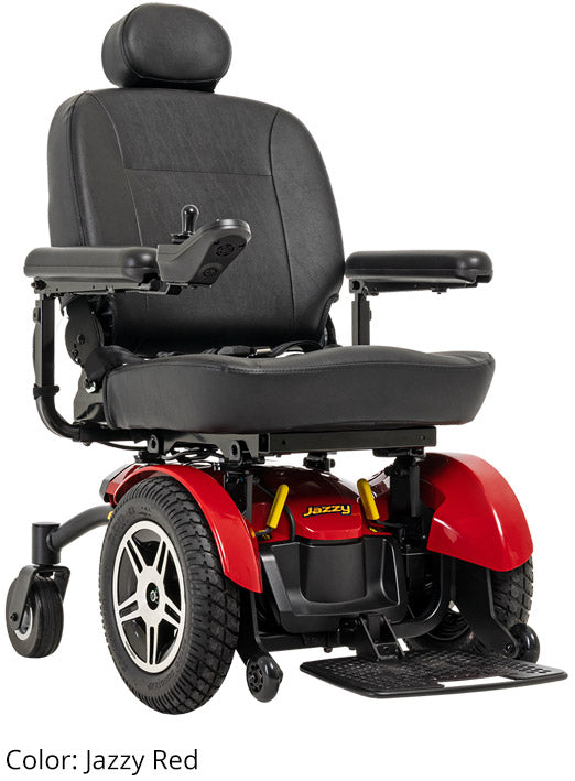 Jazzy Elite HD Power Chair – Large Front Wheels for Obstacle Navigation, Intuitive Hand Control - Heavy Duty